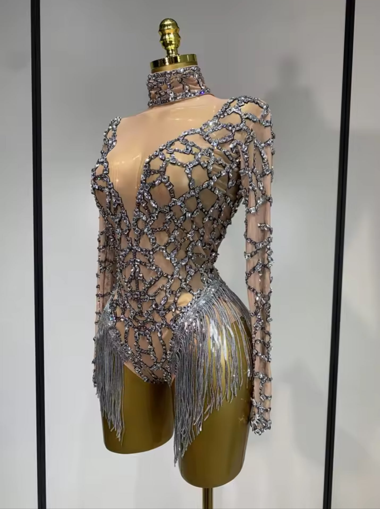Diamond Web Illusion Playsuit
