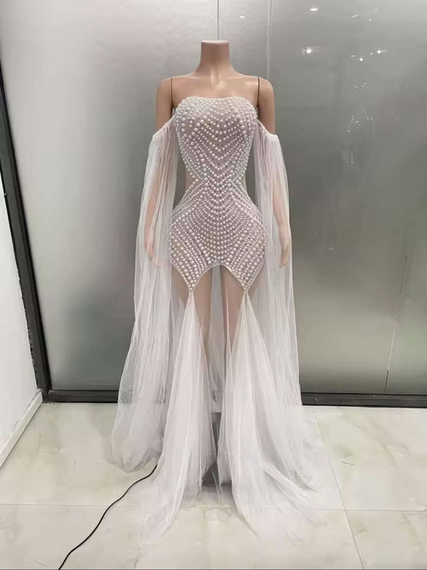 Goddess Pearl Dress