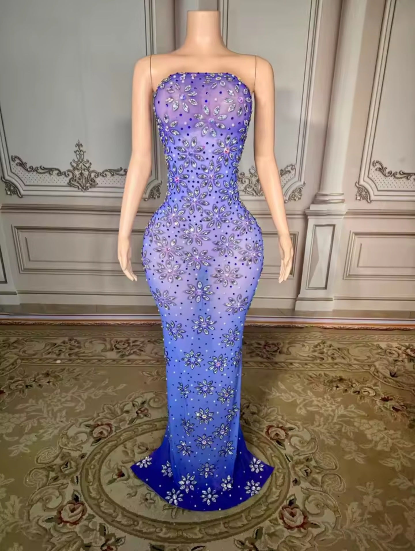 Daring Allure Crystal Dress