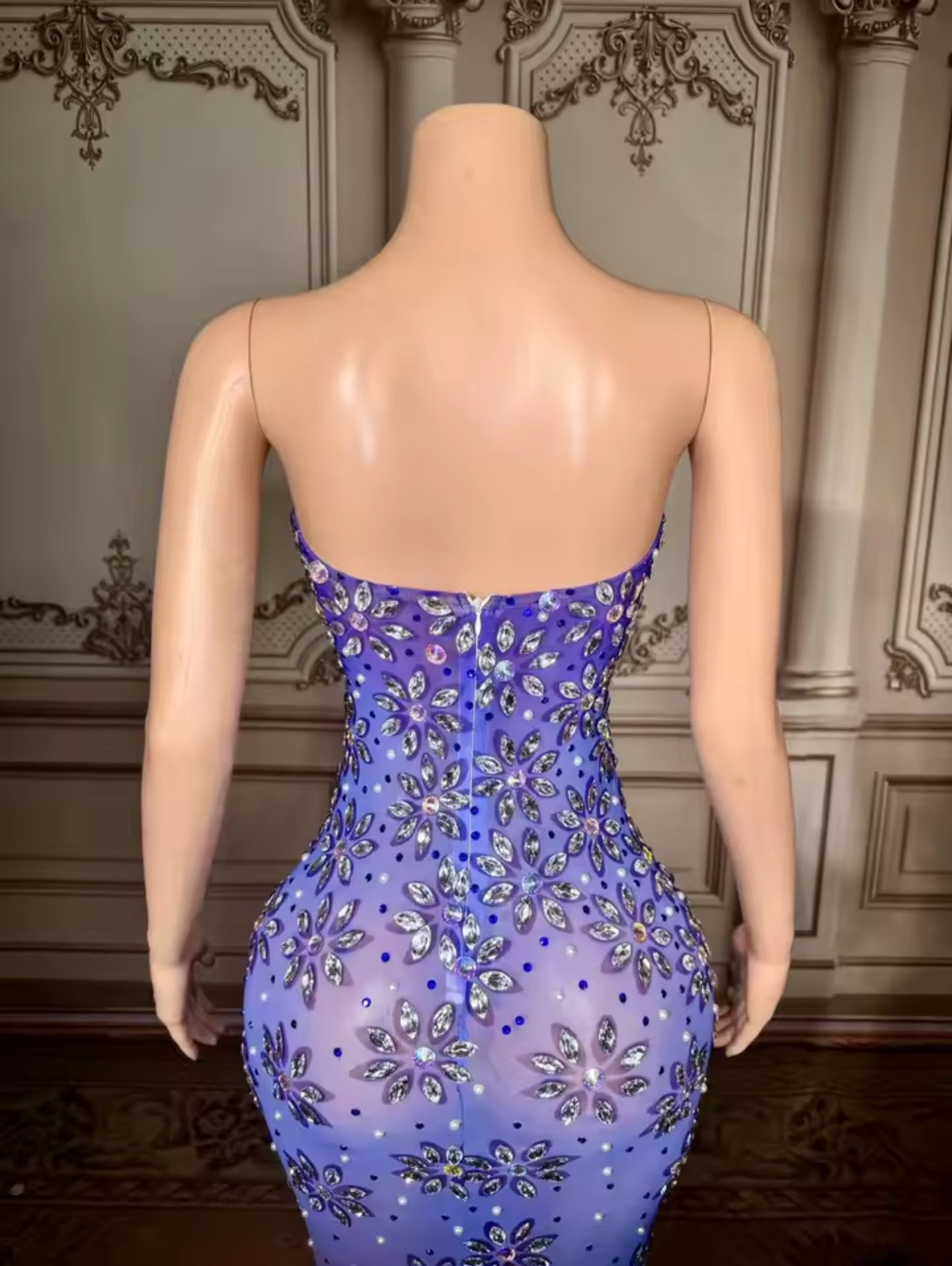 Daring Allure Crystal Dress