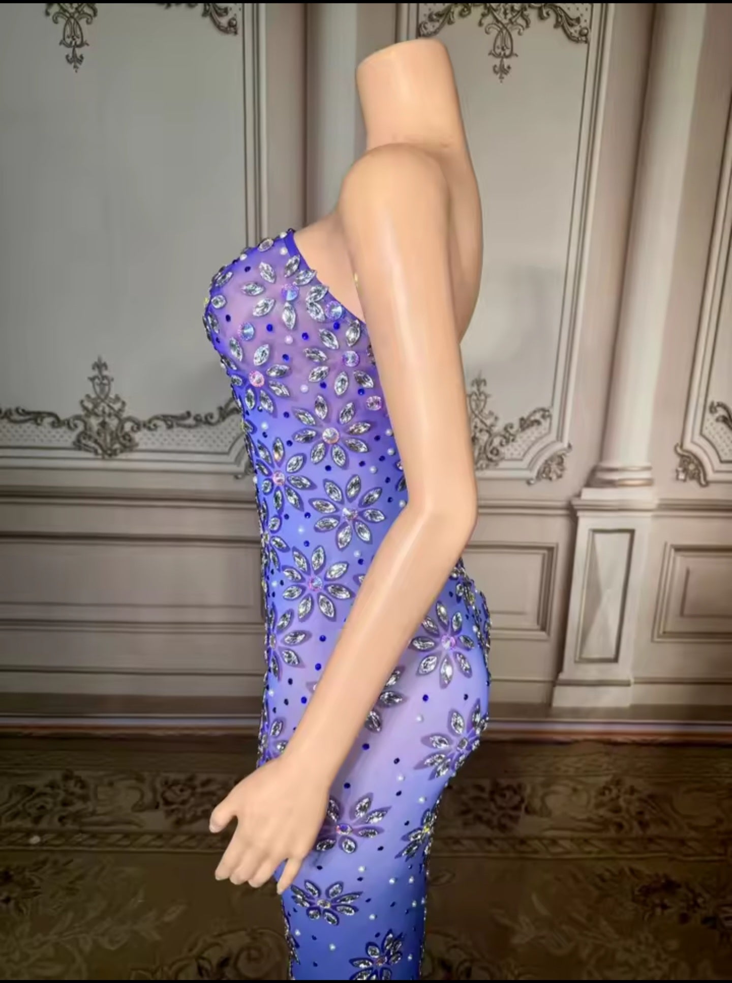 Daring Allure Crystal Dress