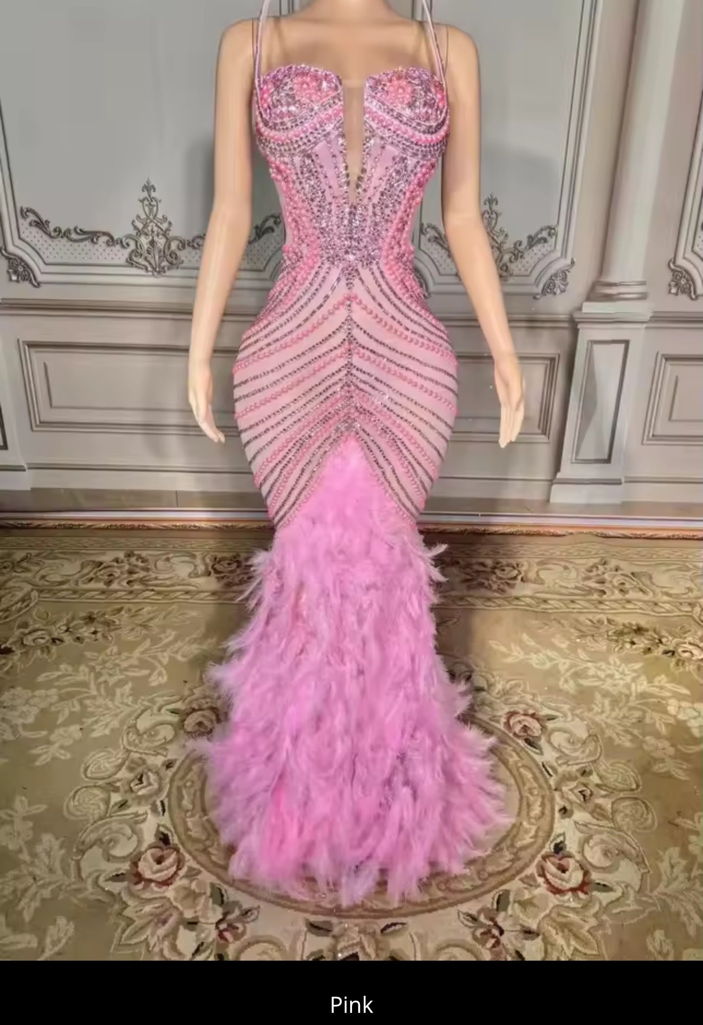 Luxe Fur Dress