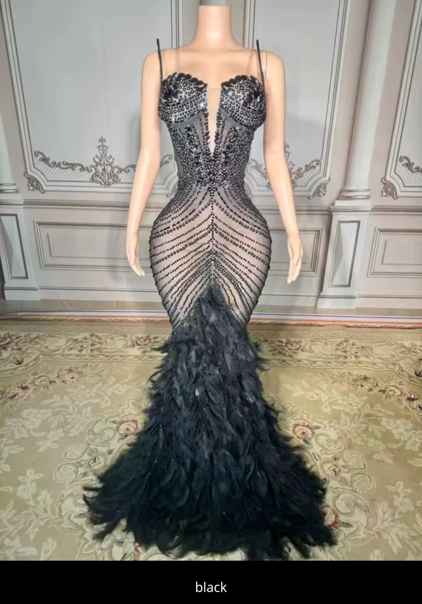 Luxe Fur Dress