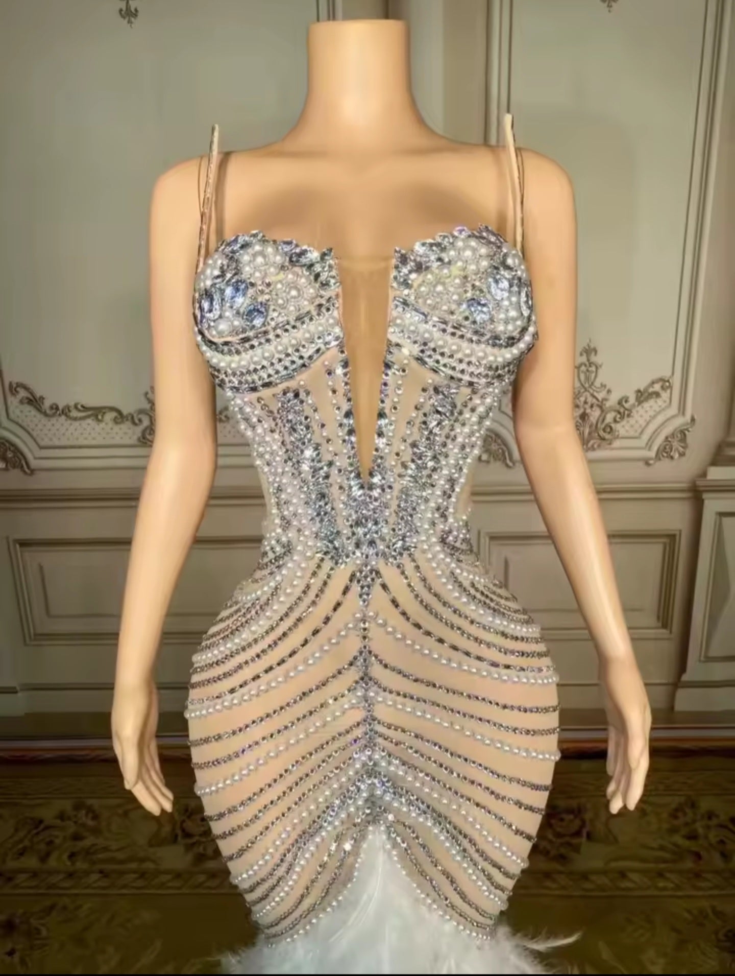 Luxe Fur Dress