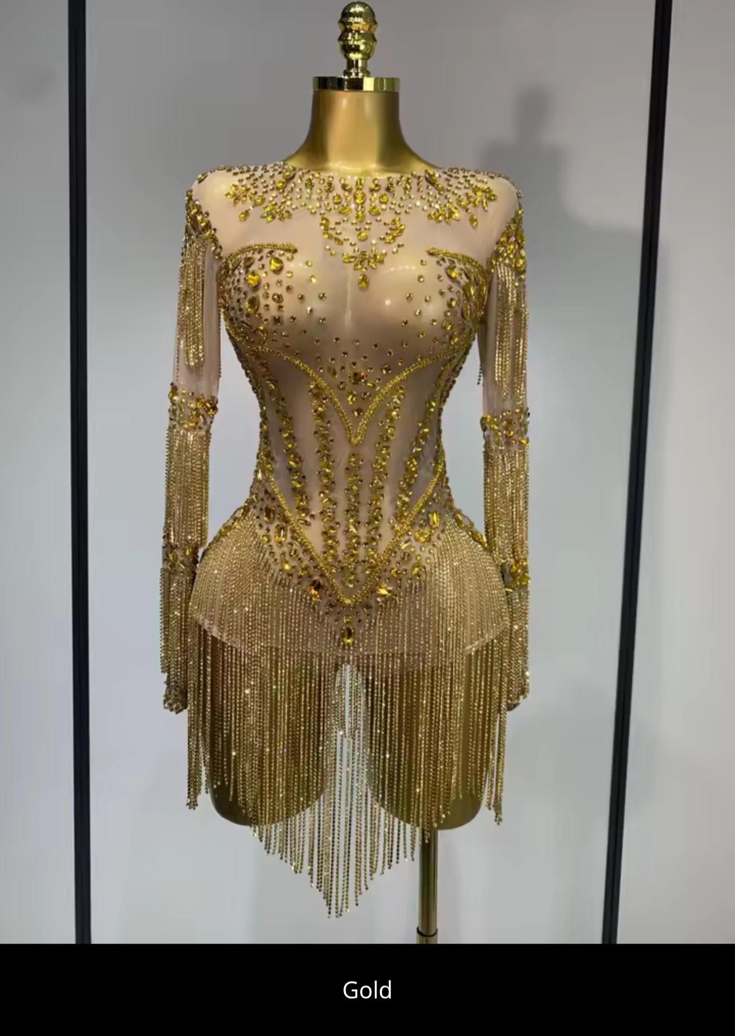 Crystal Temptation Illusion Playsuit