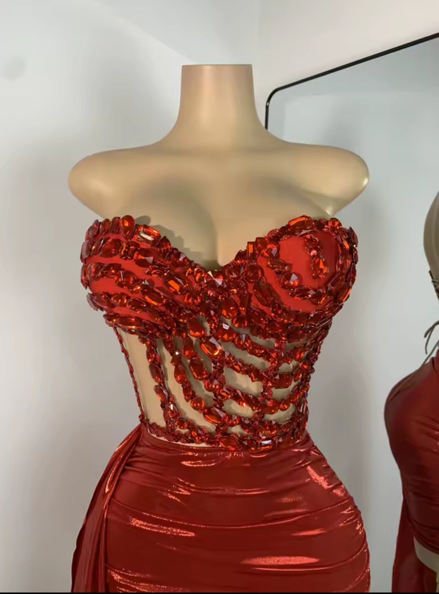 Temptation Crystal Skirt Set