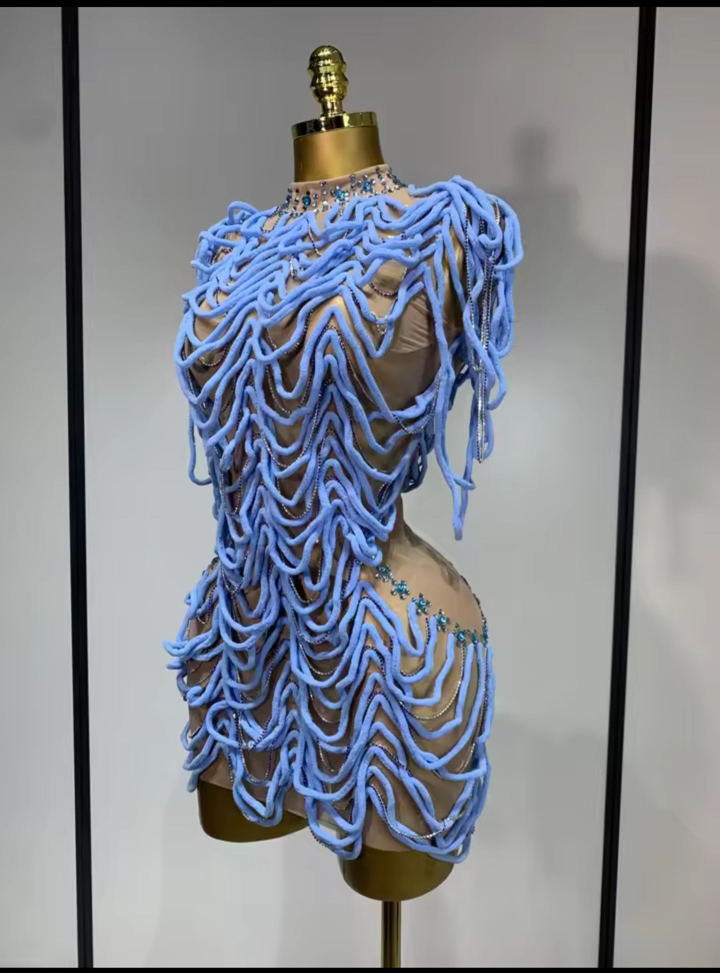 Electric Tides Mini Dress