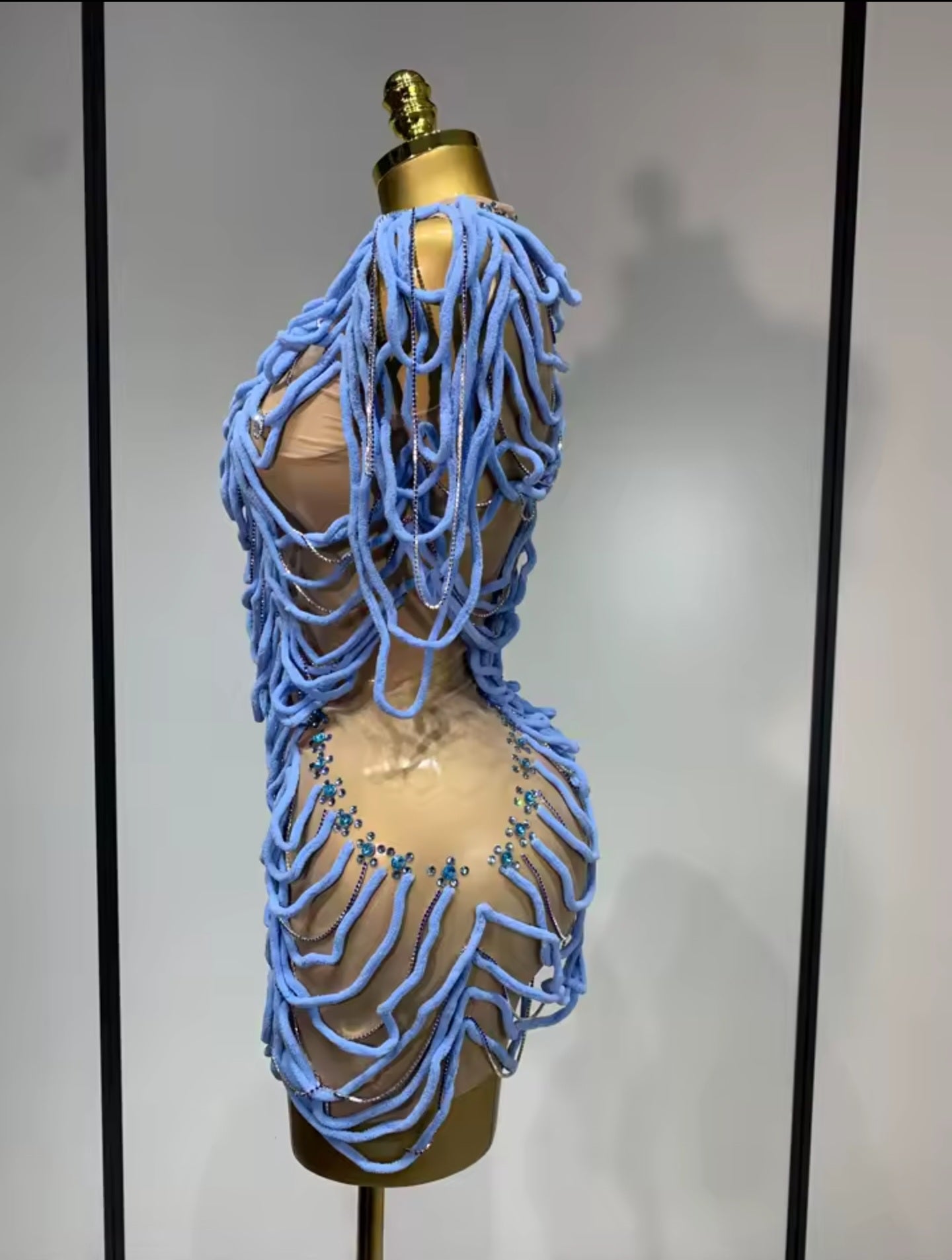 Electric Tides Mini Dress