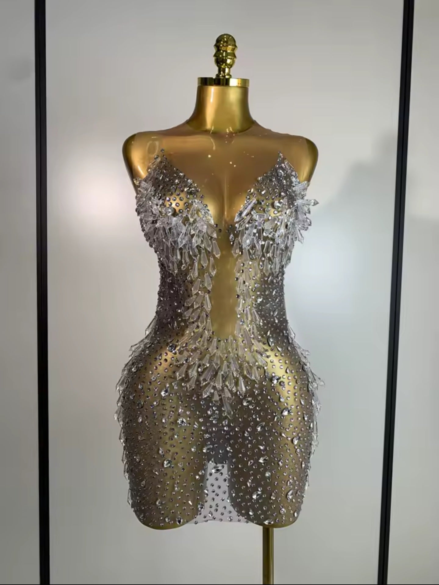 Bejeweled Diamond Dress