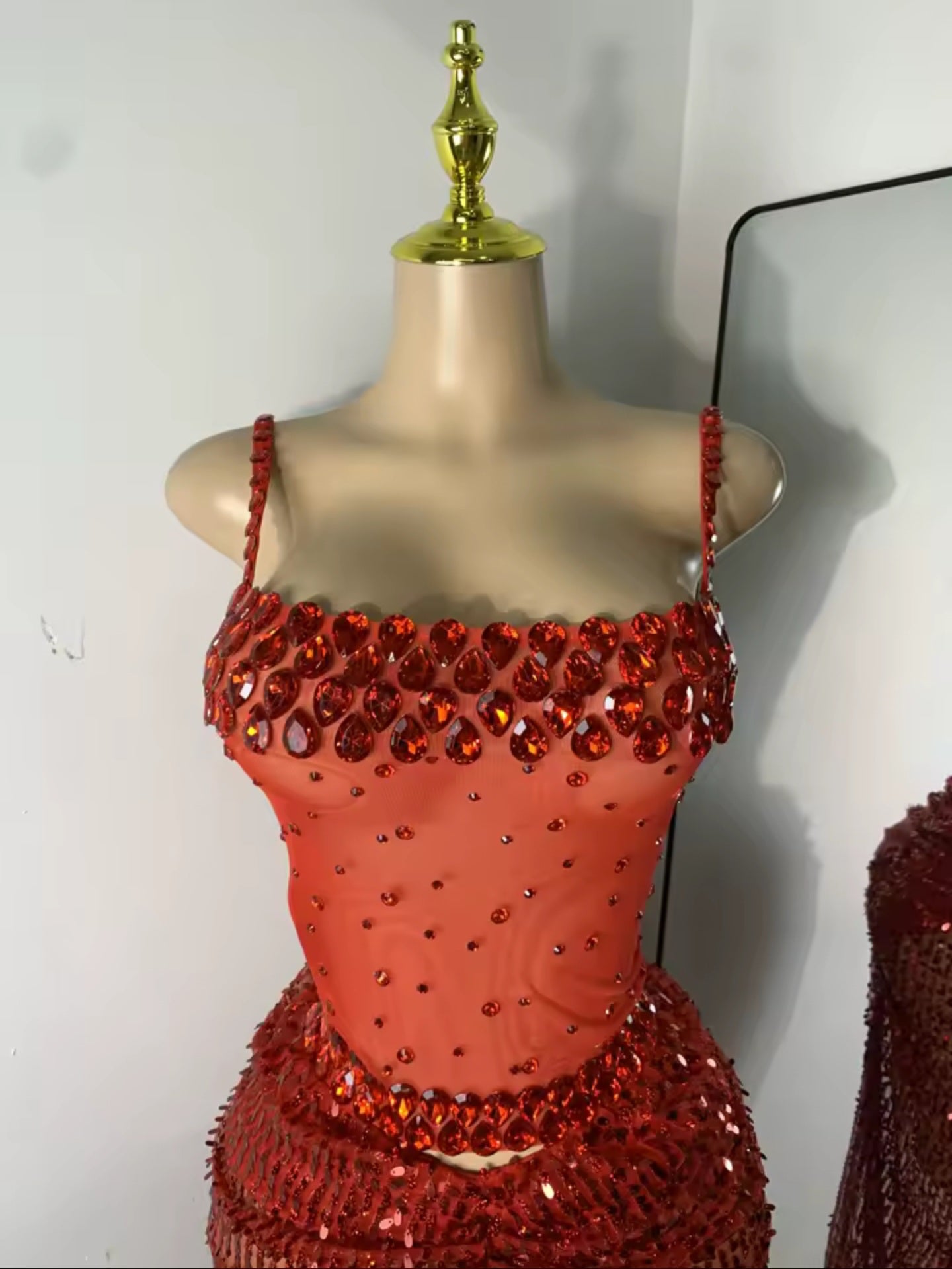 Scarlet Inferno Skirt Set