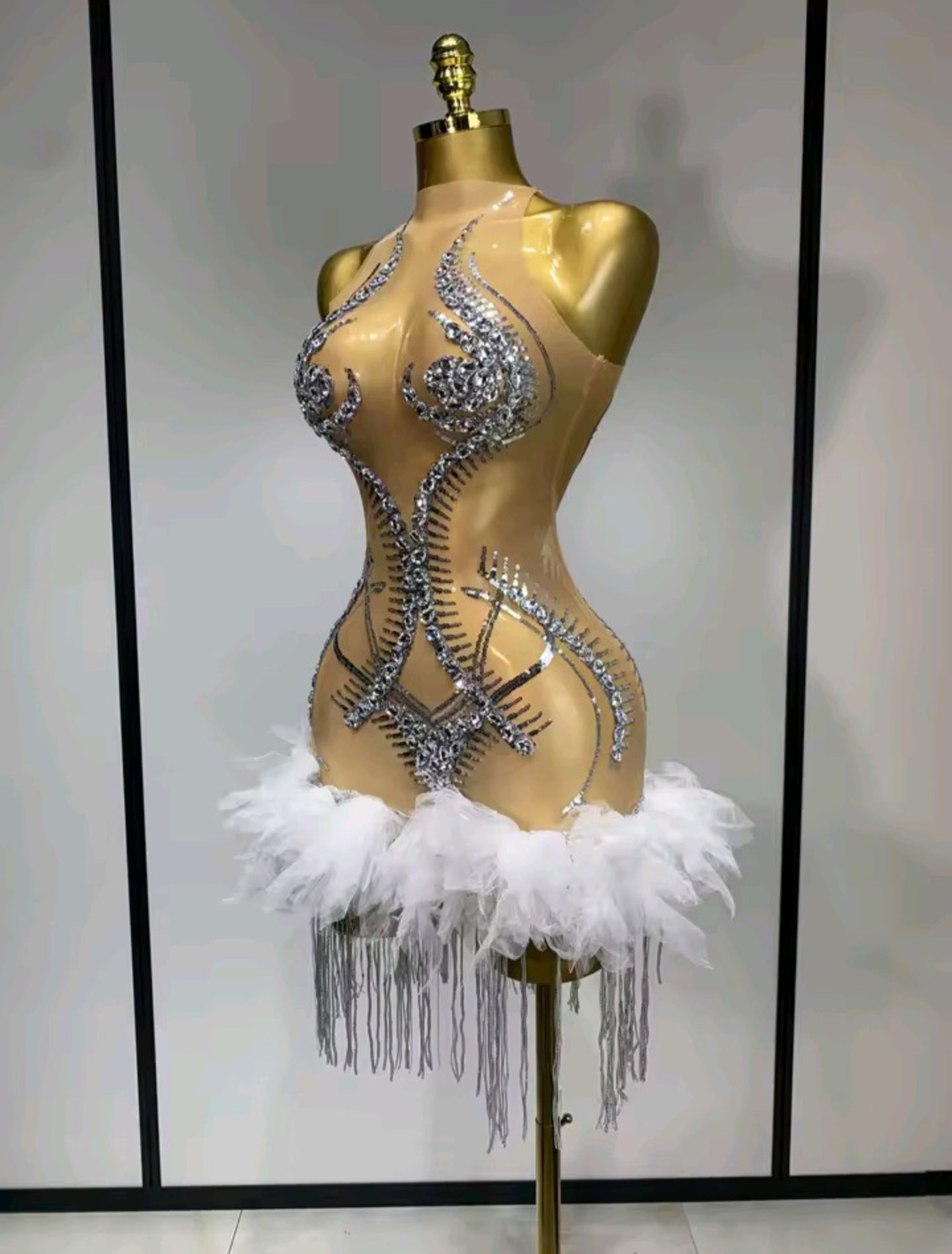 Crystal Swan Dress