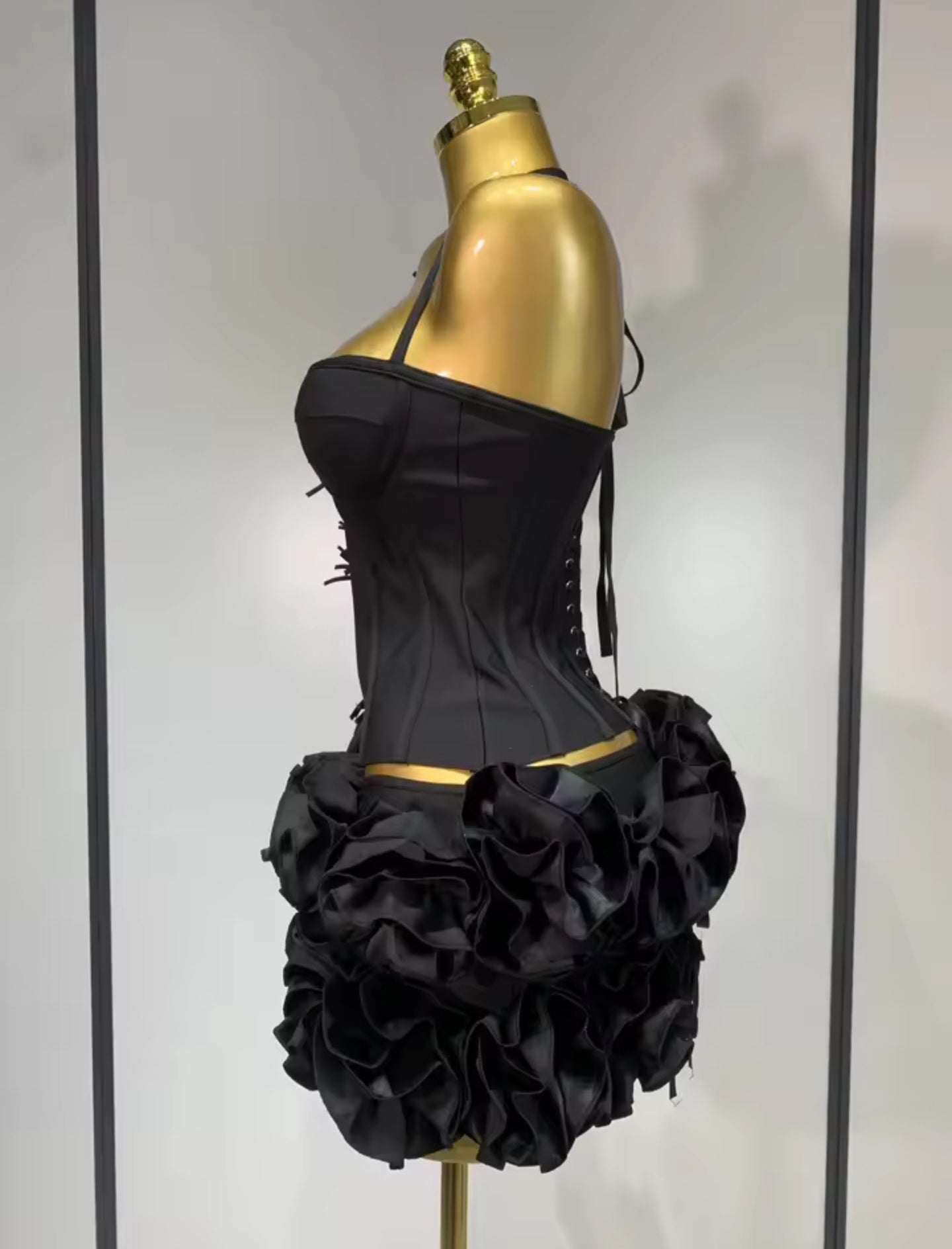 Midnight Dahlia Corset Skirt Set