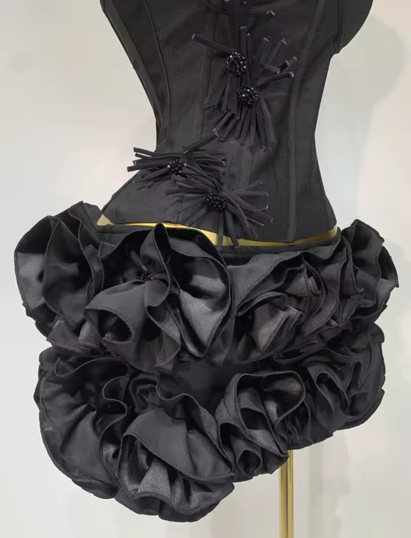 Midnight Dahlia Corset Skirt Set