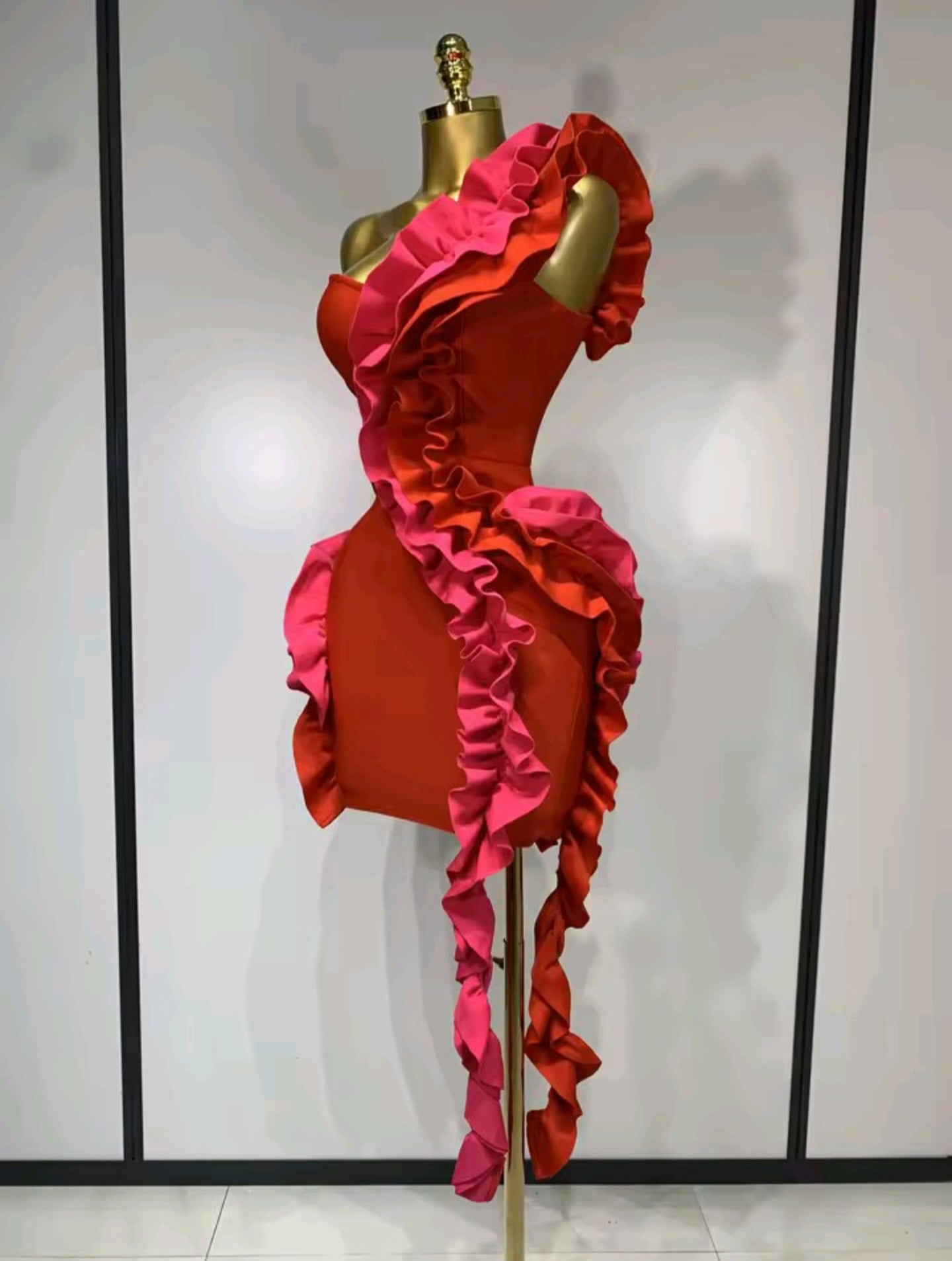 Ruffle Riot Mini Dress