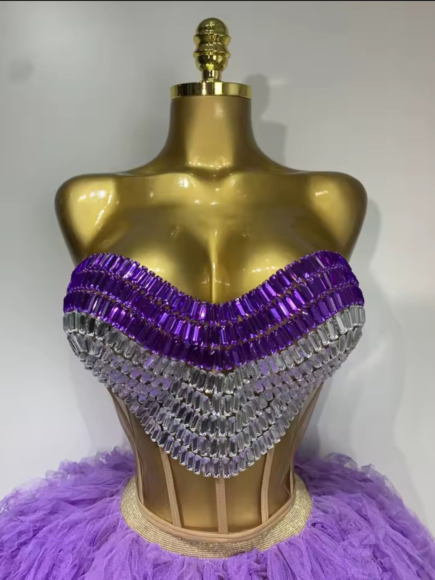 Lilac Stardust Tulle Skirt Set