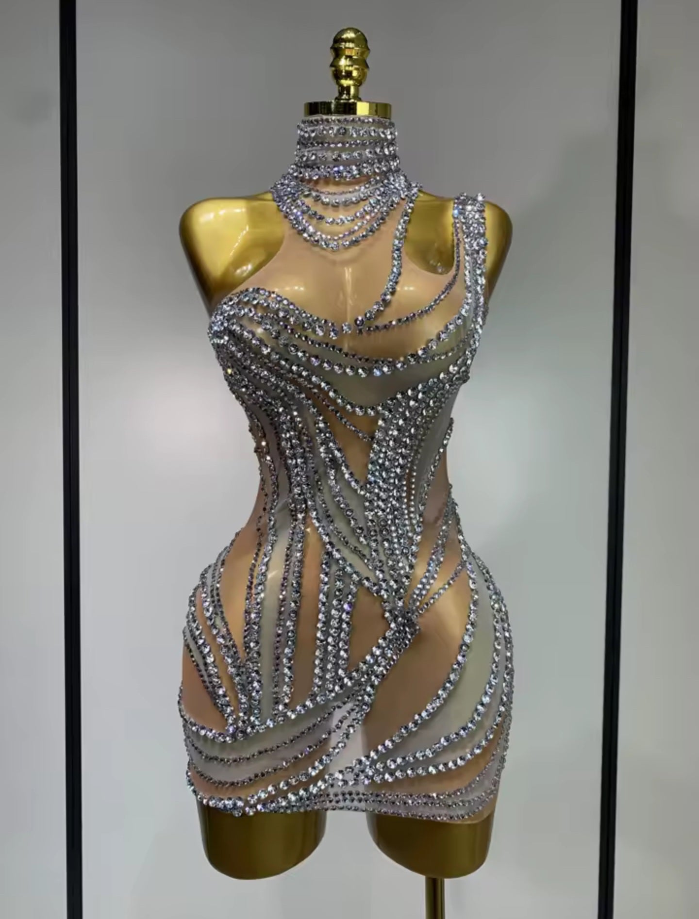 Radiant Temptation Mini Dress