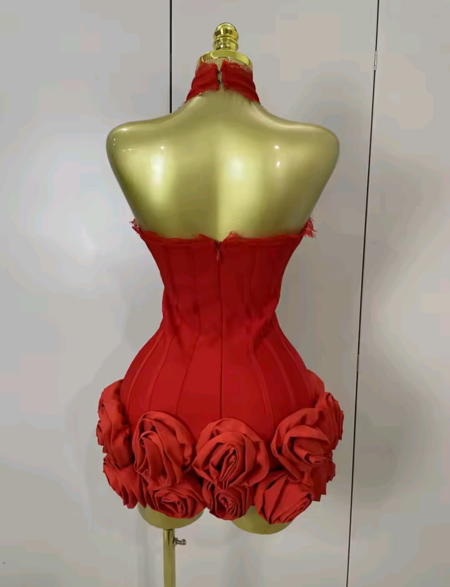 Rose Inferno Mini Dress