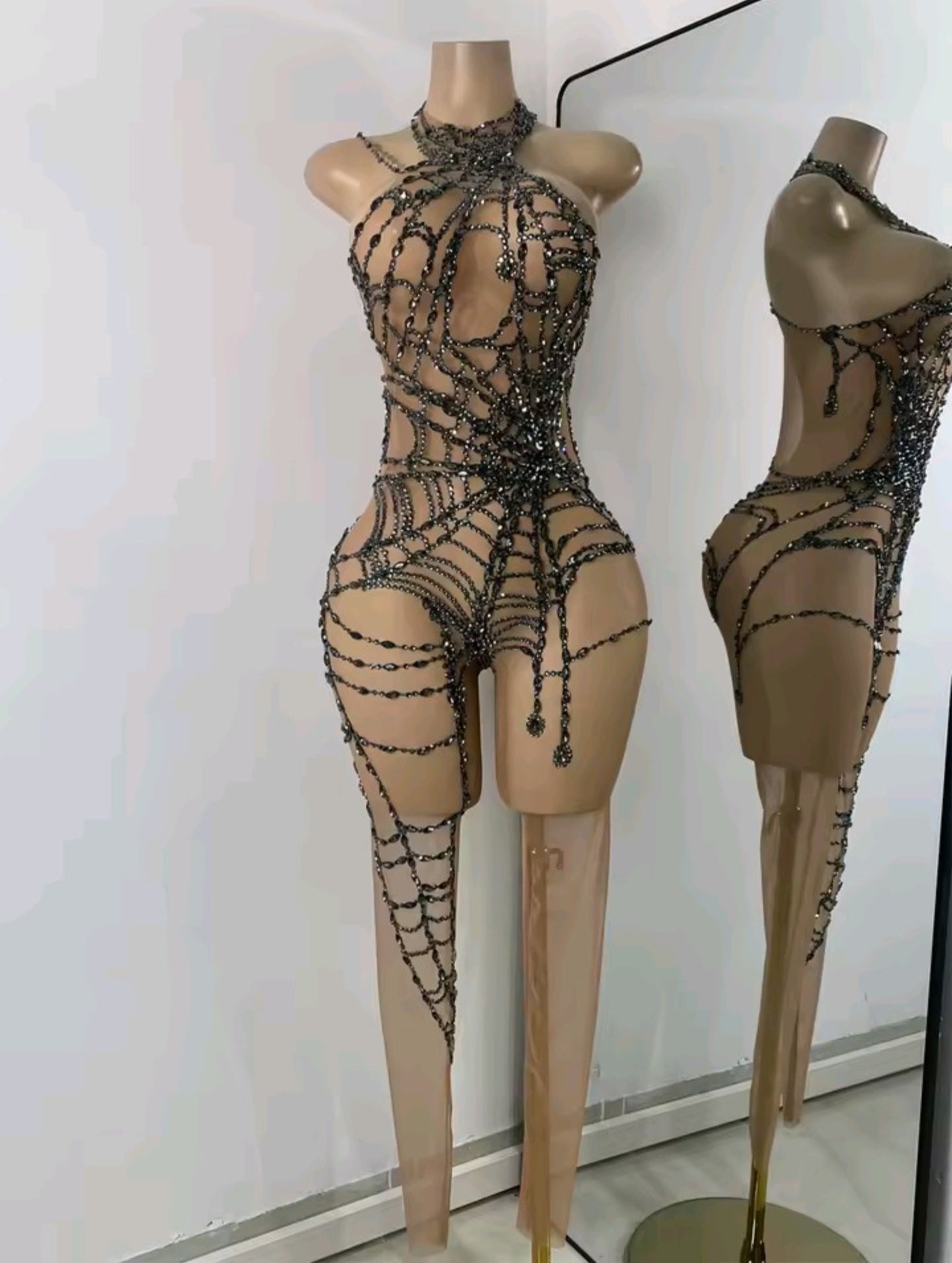Web of Seduction Jumpsuit