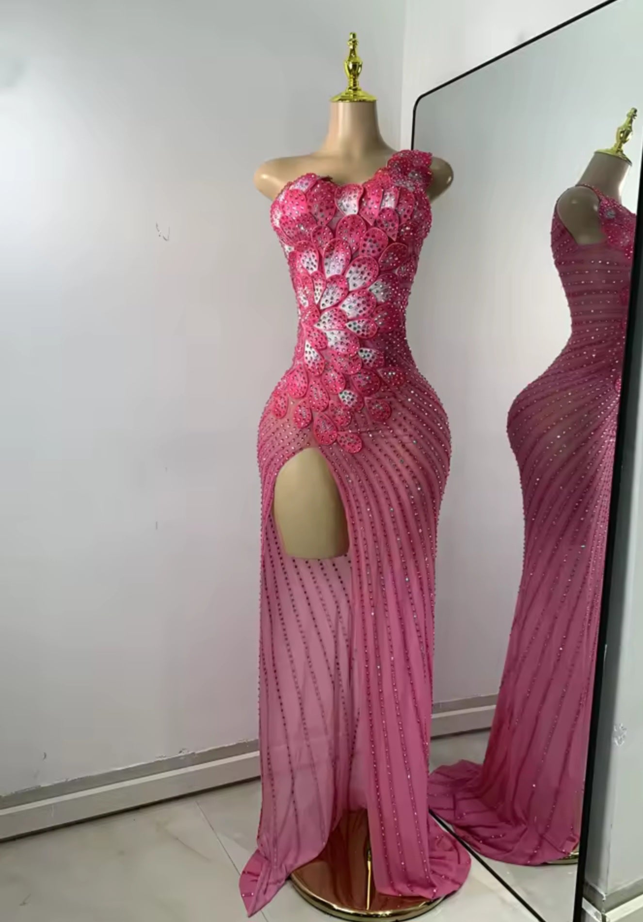 Rosé Radiance Dress