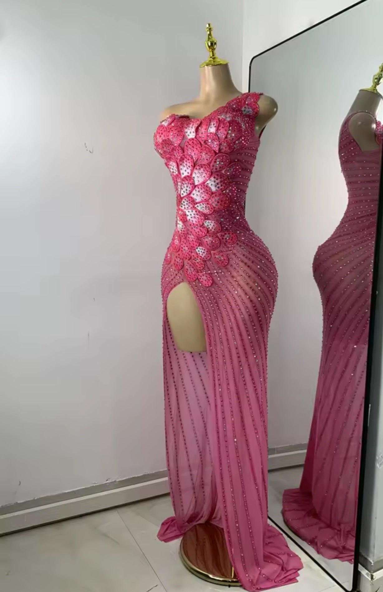 Rosé Radiance Dress