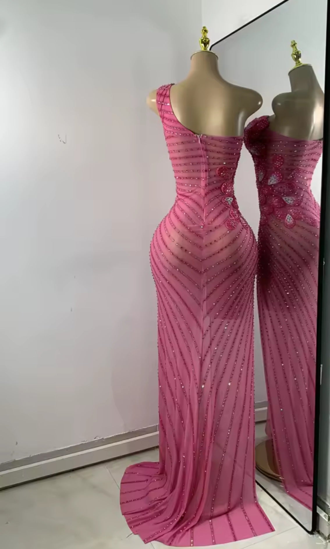 Rosé Radiance Dress