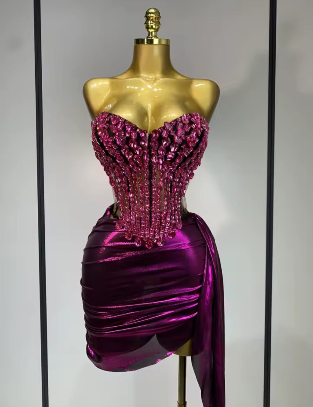 Royal Amethyst Mini Skirt Set