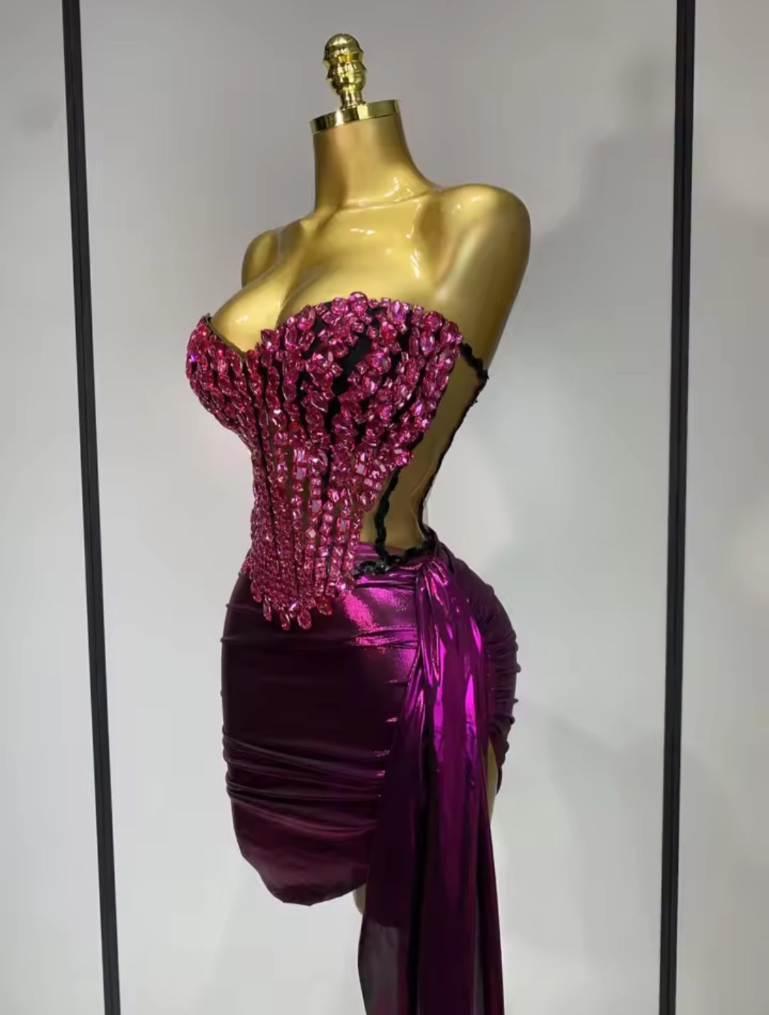Royal Amethyst Mini Skirt Set