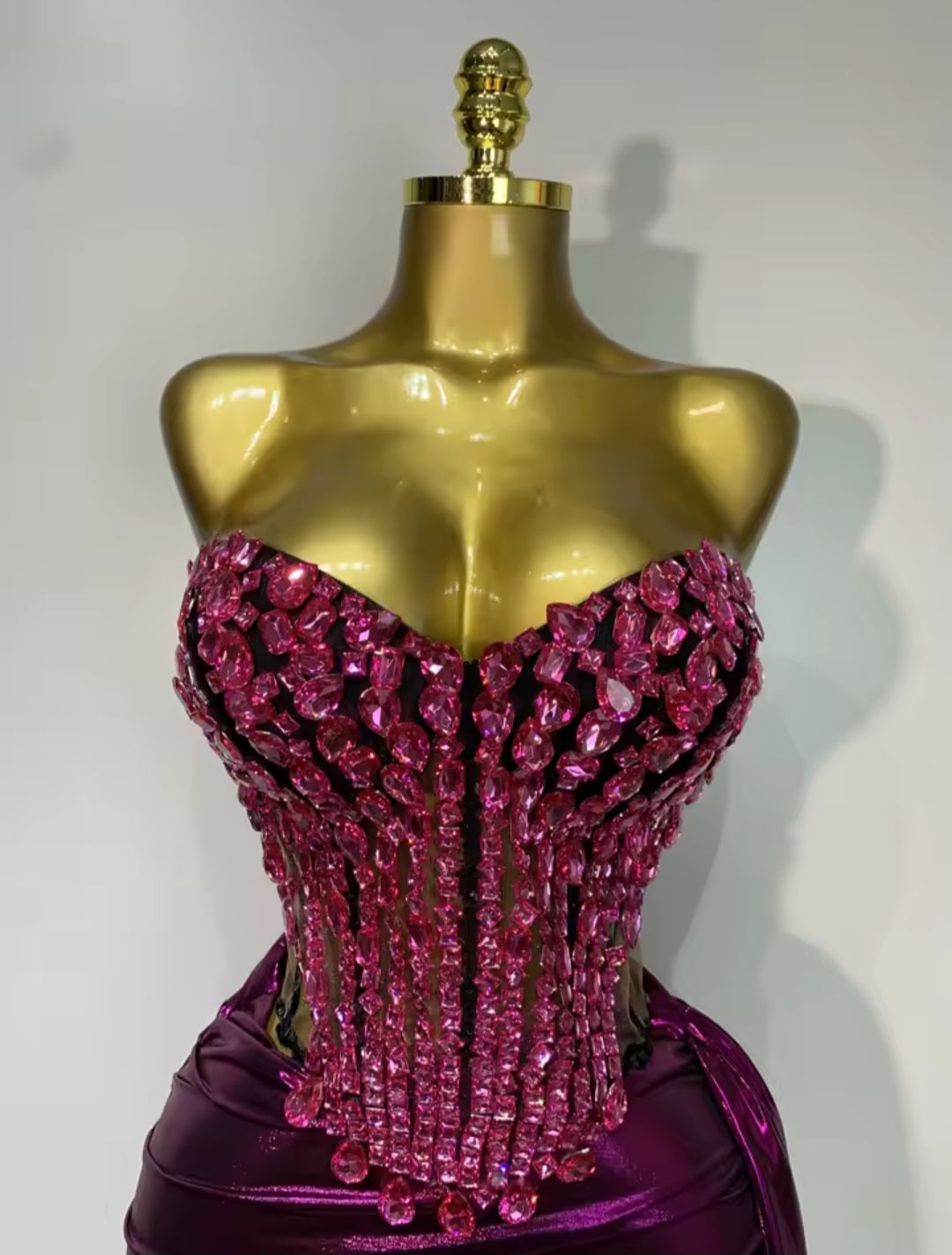 Royal Amethyst Mini Skirt Set