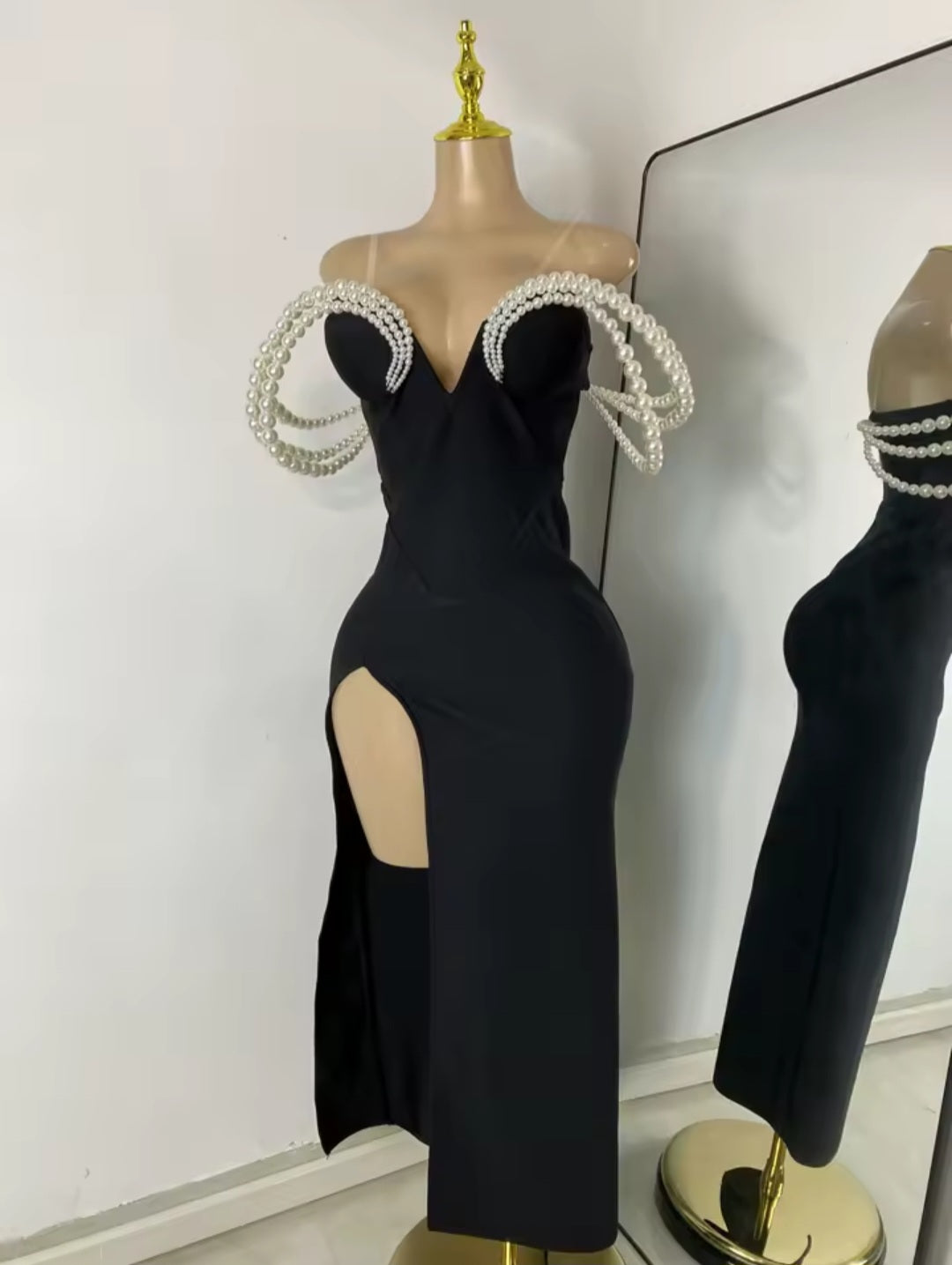 Midnight Pearl Dress