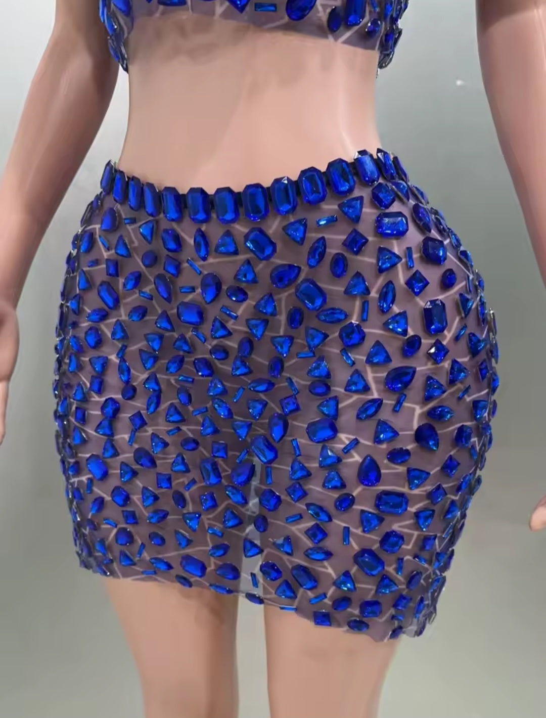 Got You Wishing Skirt Set | BLUE (Pre Order) Ship in 2-3 weeks