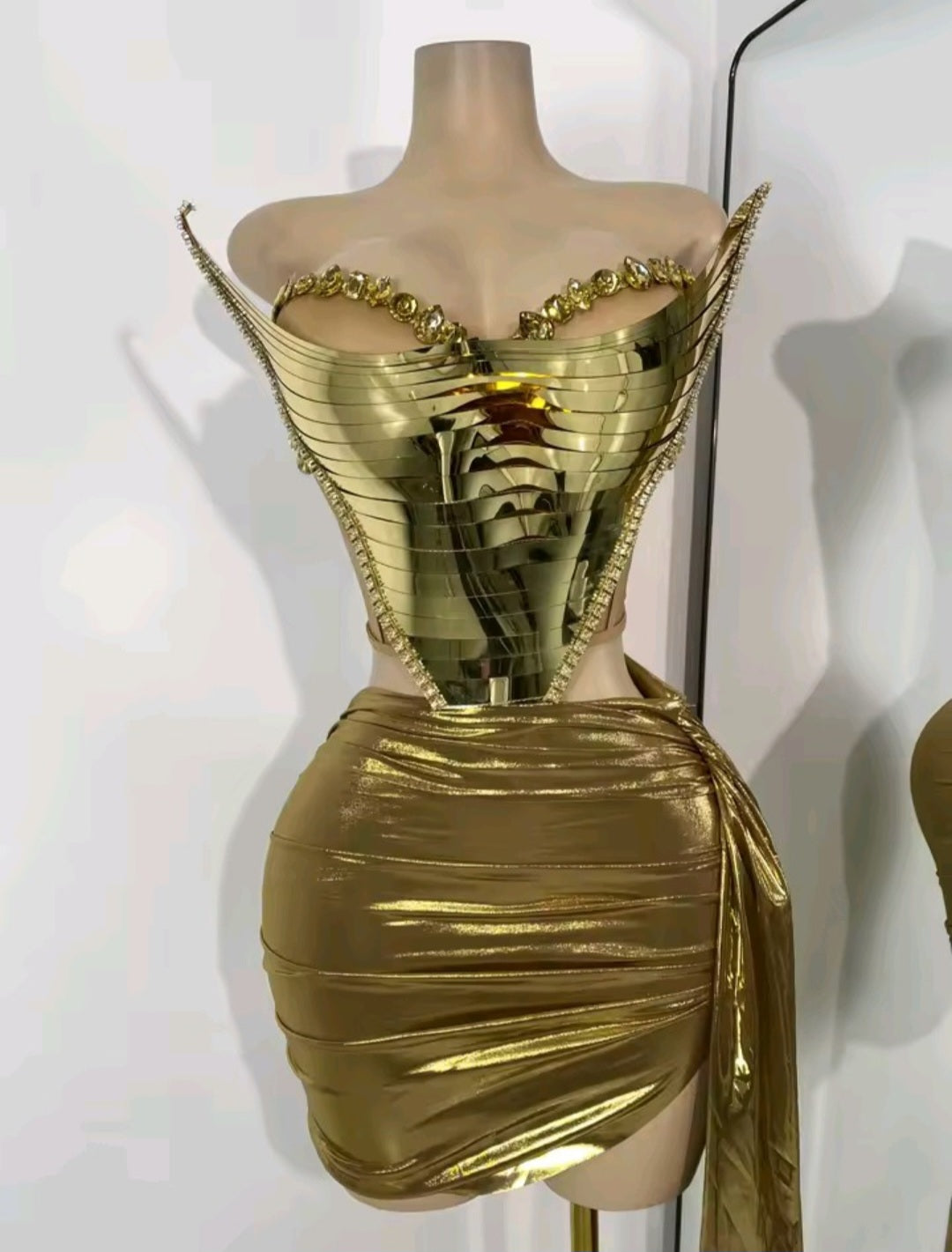 Gold Savage Skirt Set