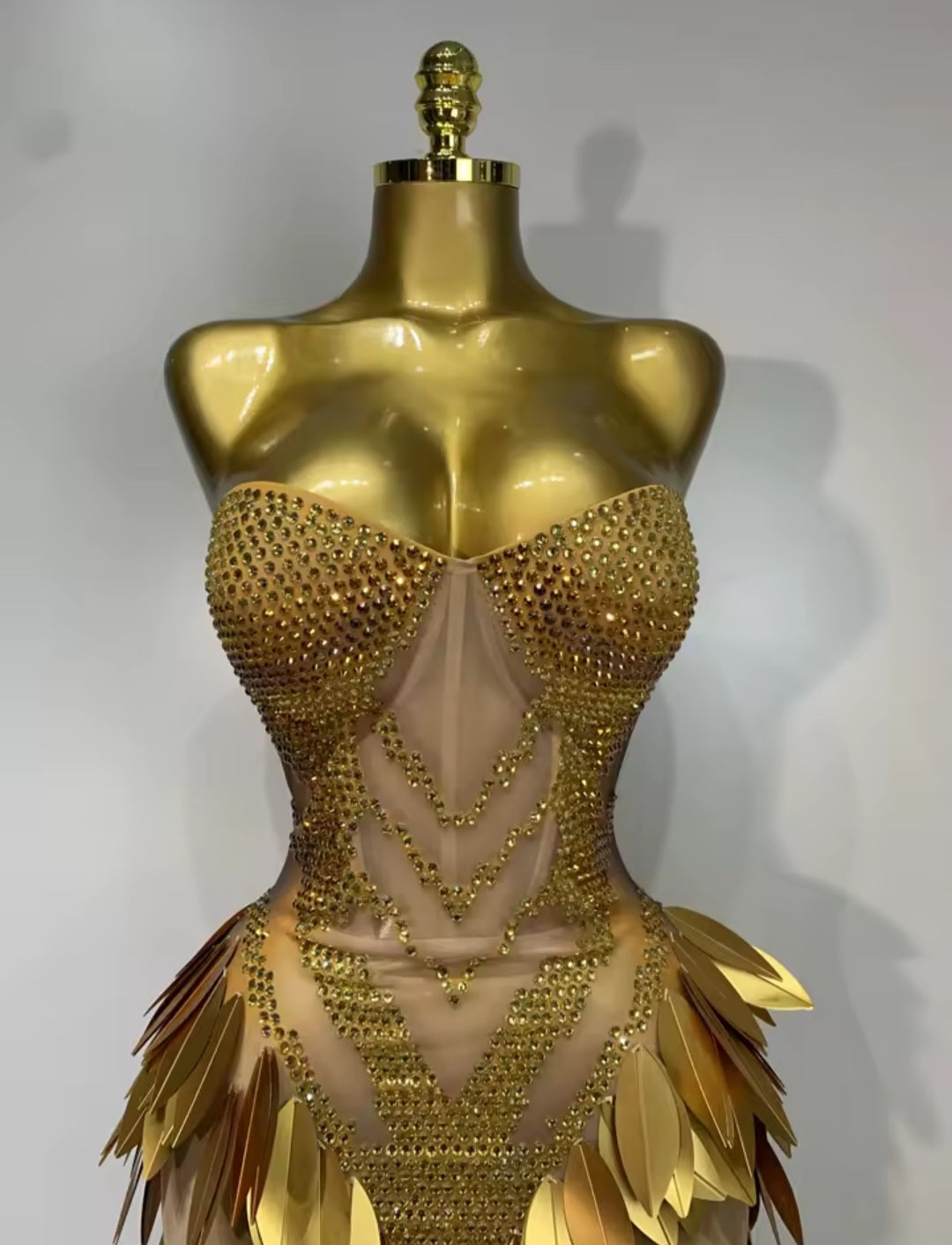 Perfect Timing Dress - Gold