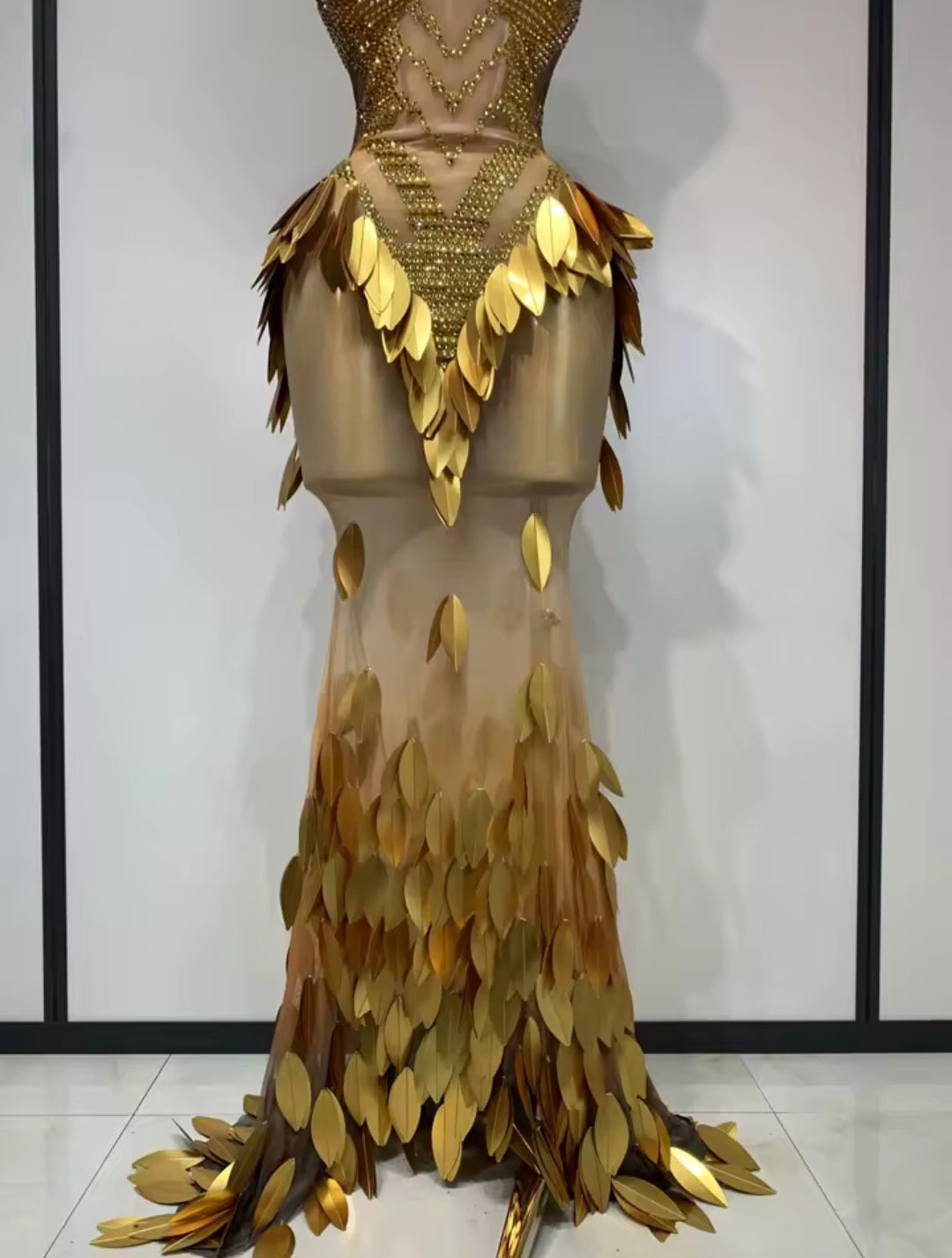 Perfect Timing Dress - Gold