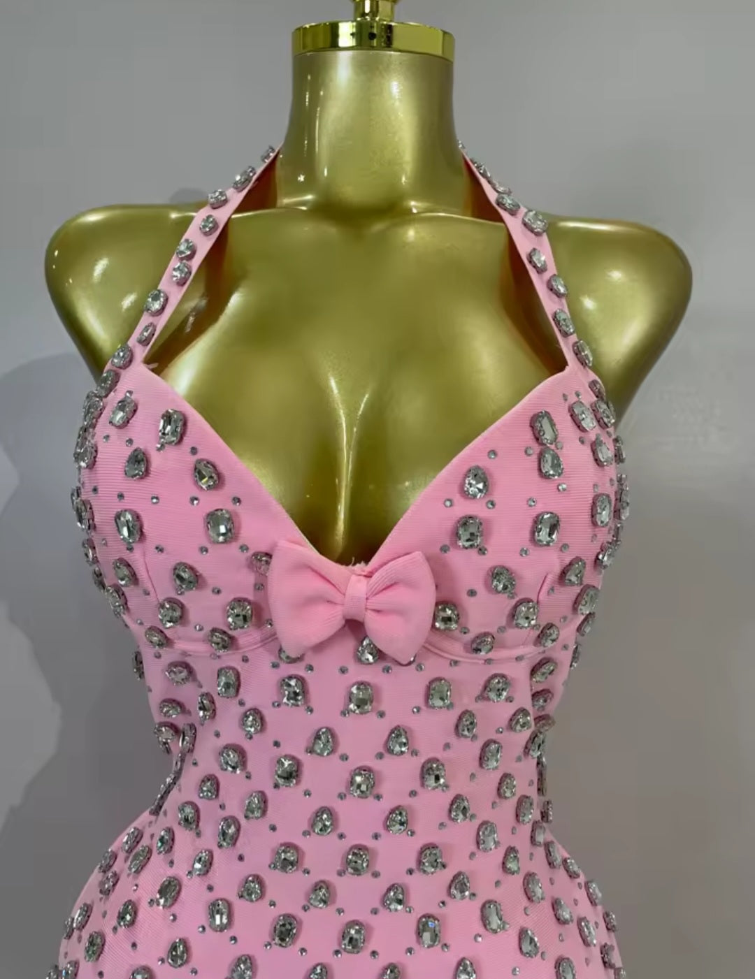 Pretty And Paid Dress- Pink