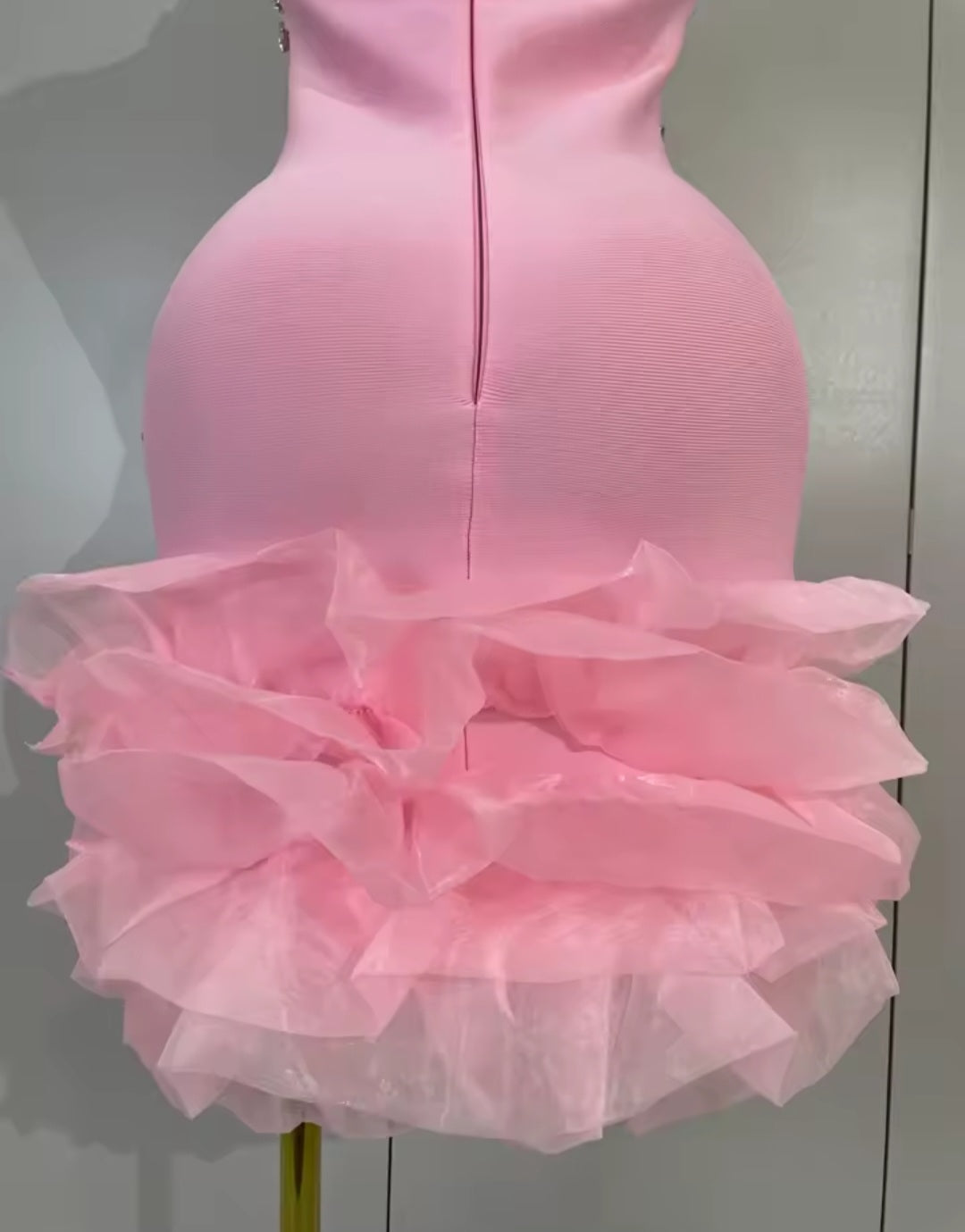 Pretty And Paid Dress- Pink
