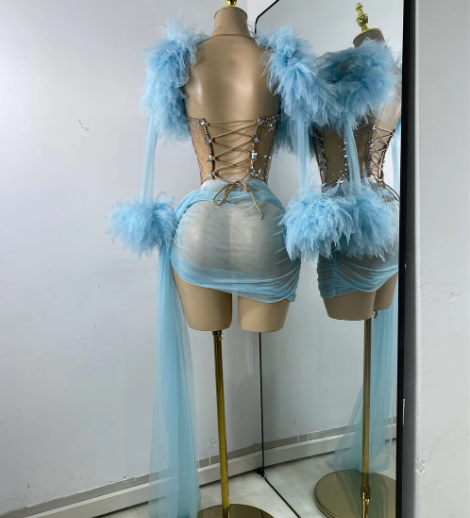 Frosted Luxe Mini Skirt Set