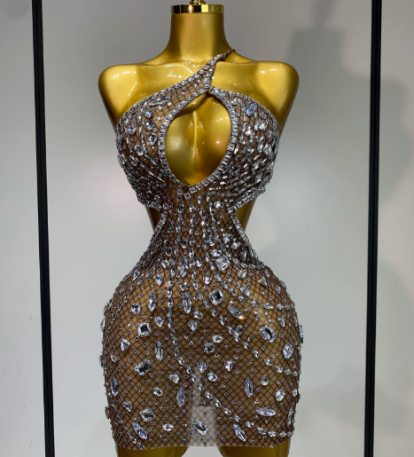 Dazzling In Diamond Dress