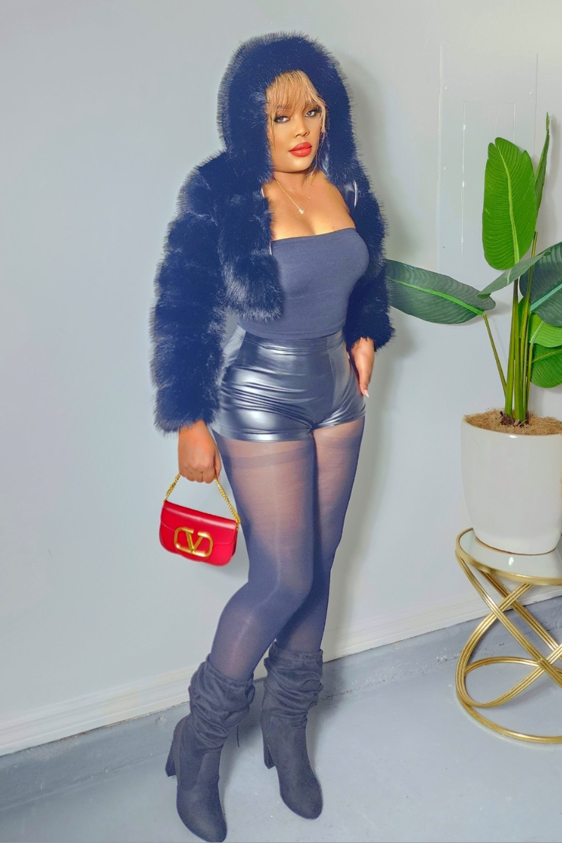 Soft Authority Jacket - BLACK