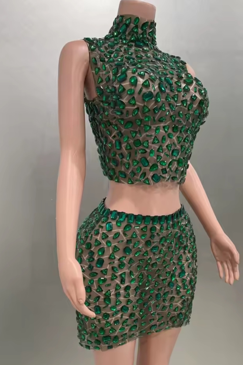 Got You Wishing Skirt Set|GREEN (Pre Order) Ship in 2-3 weeks