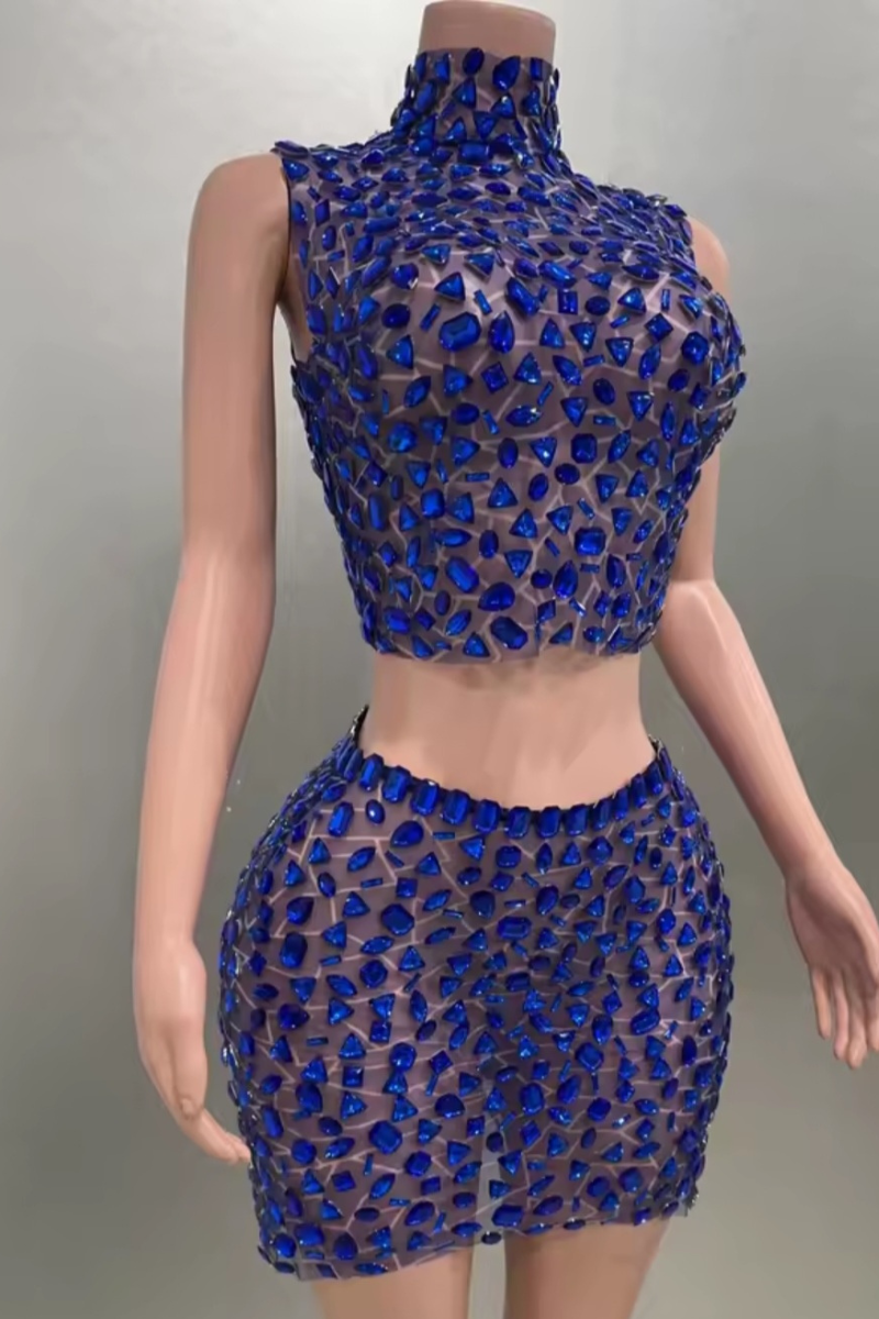 Got You Wishing Skirt Set | BLUE (Pre Order) Ship in 2-3 weeks