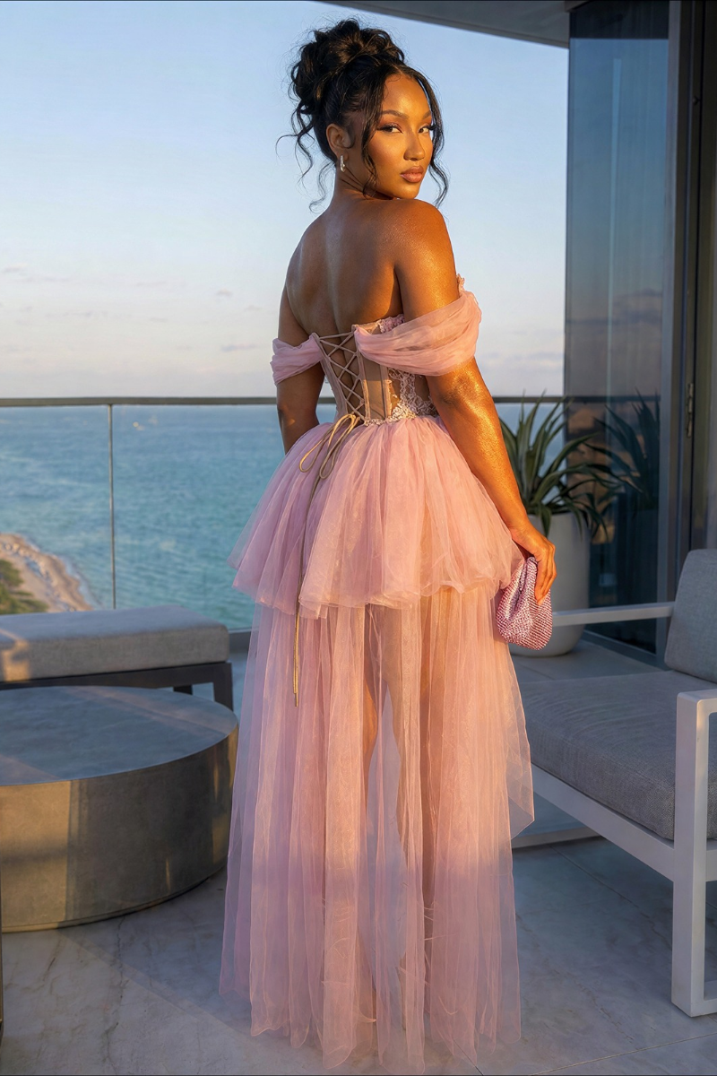 Blush Royale Skirt Set