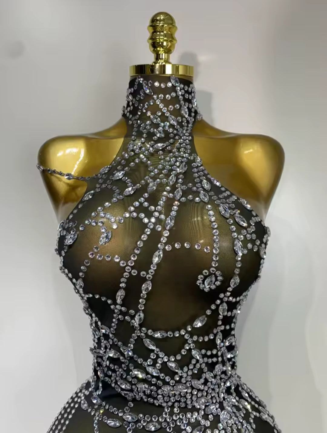 Webs Of Diamond Playsuit