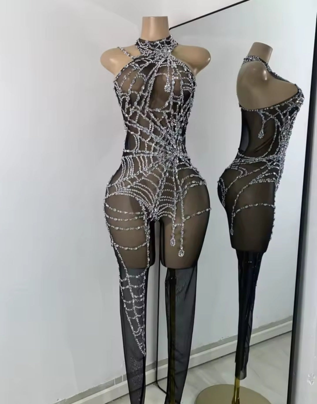 Web of Seduction Jumpsuit