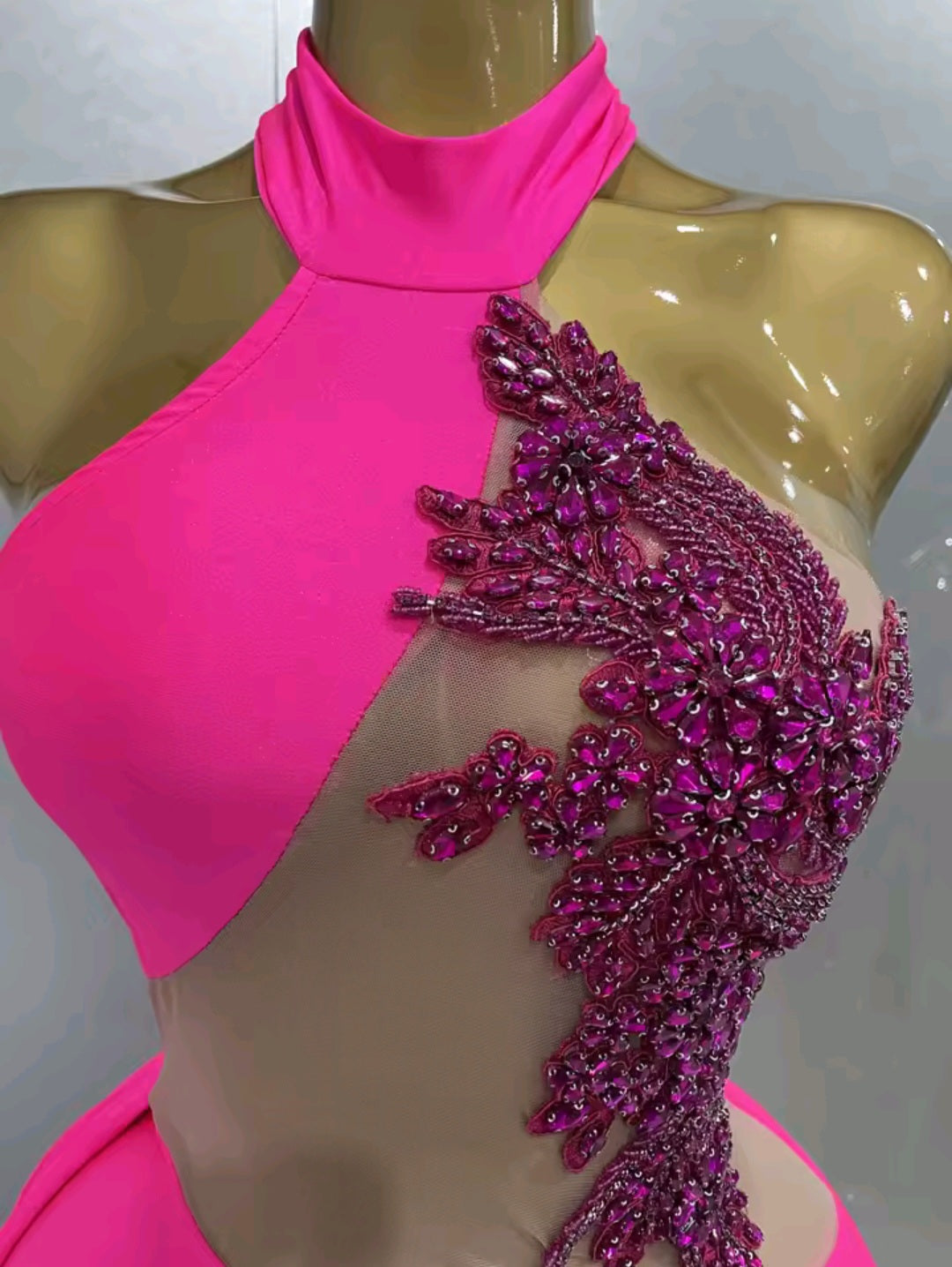 Luxe N Lust Dress- Pink