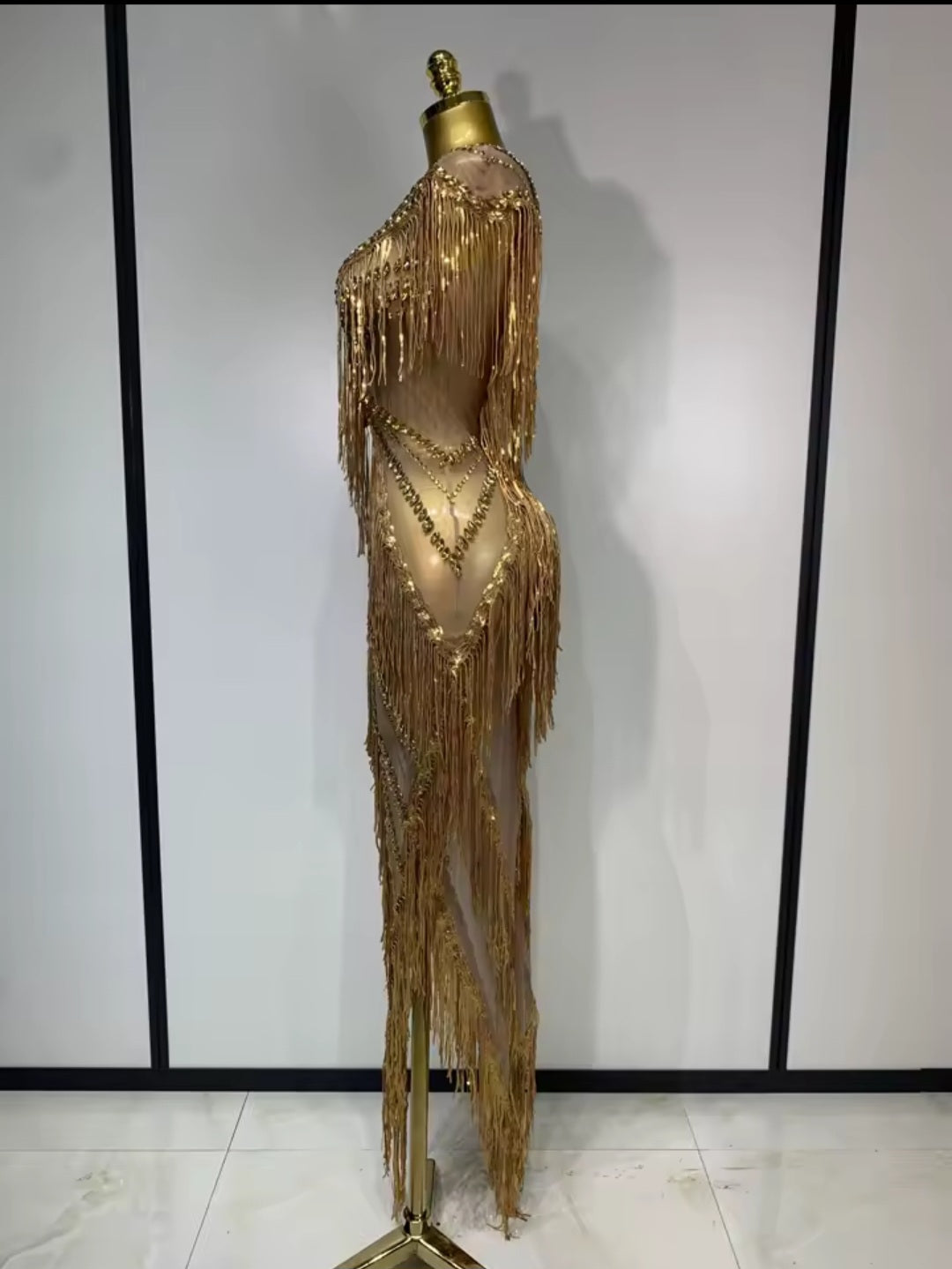 High Standard Dress - Gold