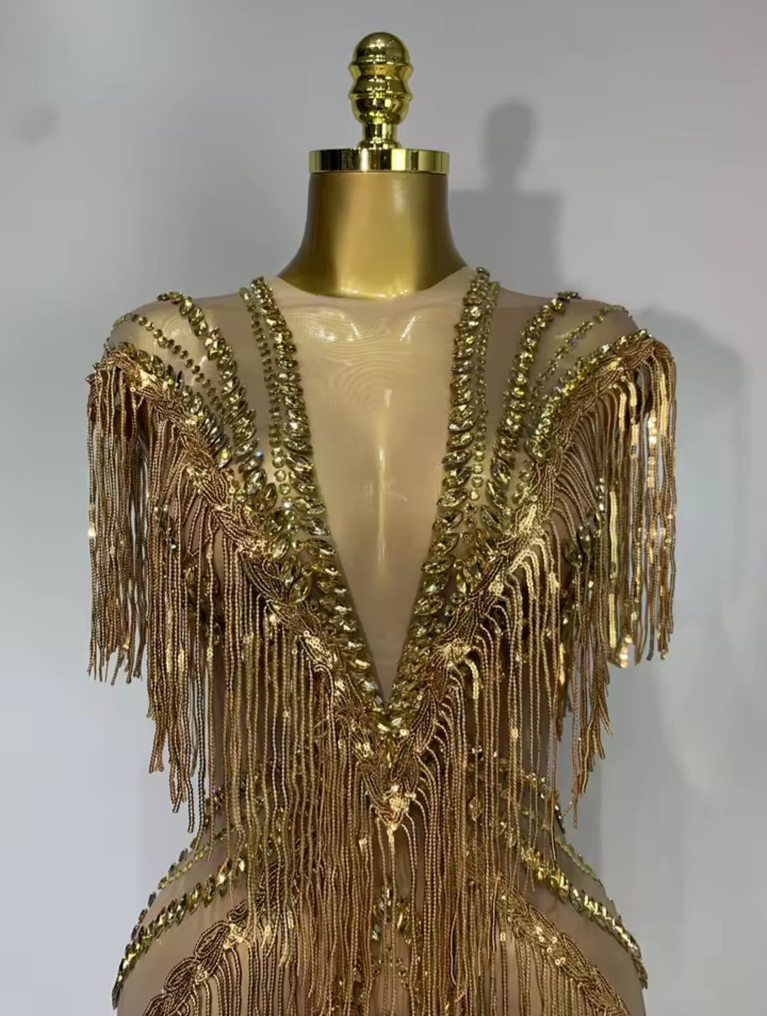 High Standard Dress - Gold