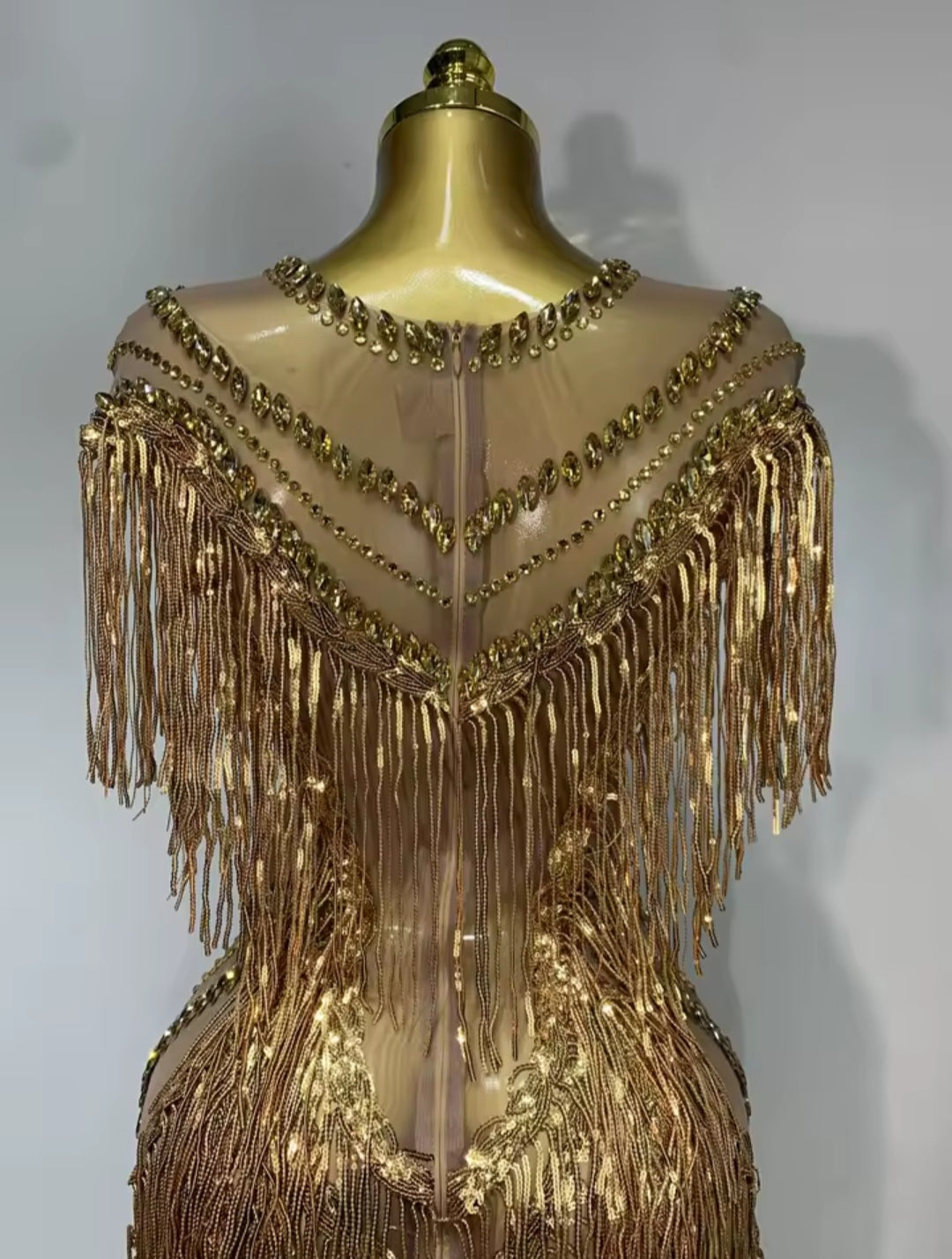 High Standard Dress - Gold