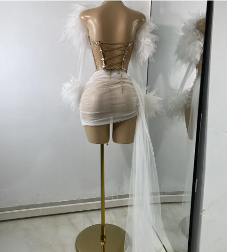 Frosted Luxe Mini Skirt Set