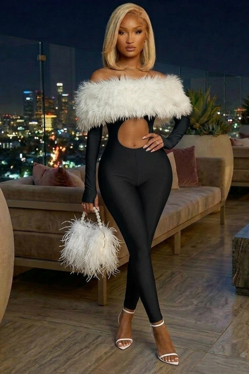 On Cloud Nine Jumpsuit - BLACK