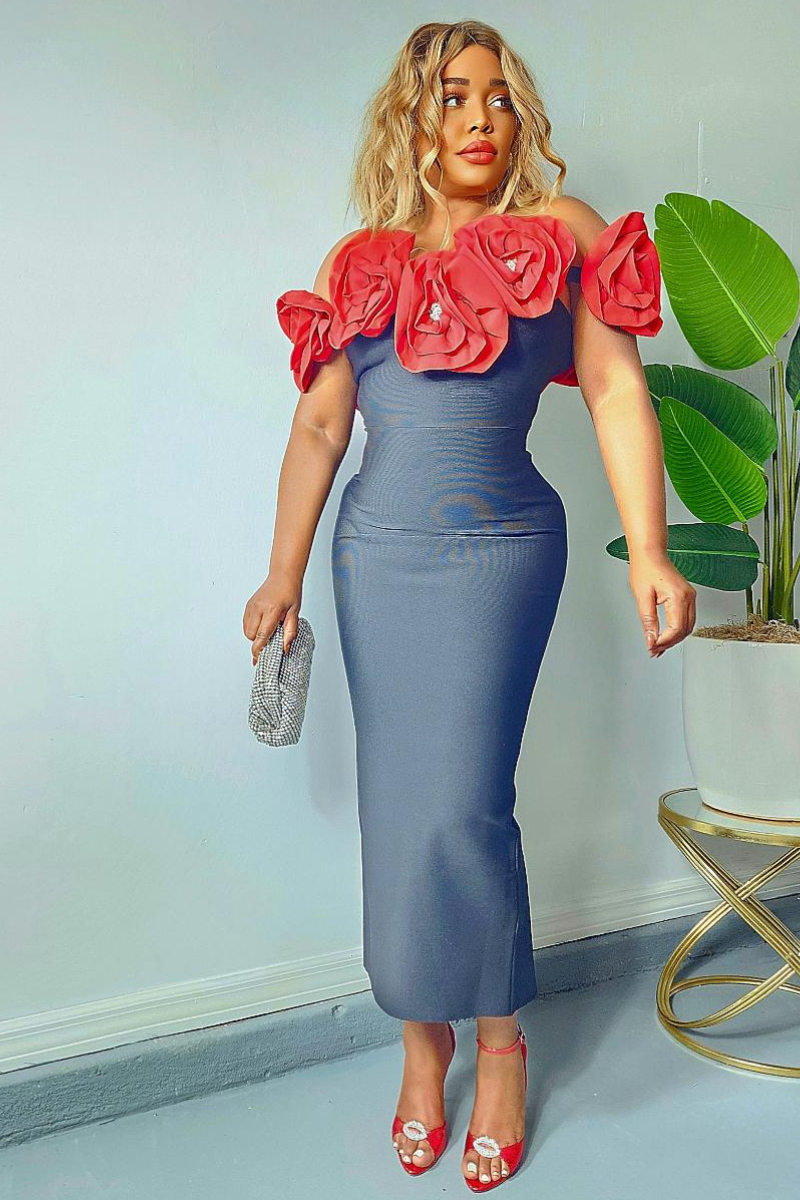 Bouquet of Roses Dress